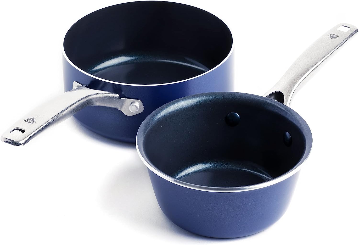 Cookware, Diamond Infused Ceramic Nonstick, Saucepan with Lid, Nonstick Cookware, Nonstick Pot -2QT Cookware, Diamond Infused Ceramic Nonstick, Saucepan with Lid, Nonstick Cookware, Nonstick Pot -2QT